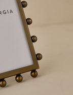 Luxe Picture Frame | Knobbed Accents, Dual Orientation
