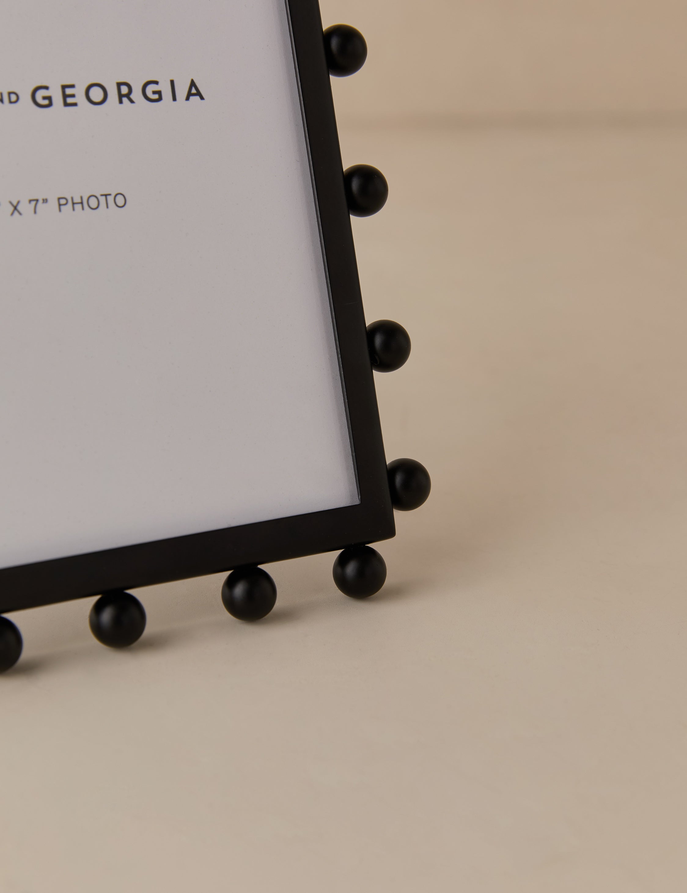 Luxe Picture Frame | Knobbed Accents, Dual Orientation