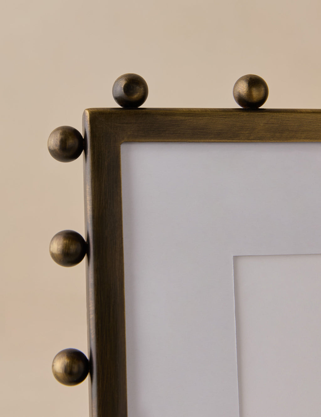 Luxe Picture Frame | Knobbed Accents, Dual Orientation