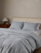 Luxe Logan Duvet Cover | Linen with Frayed Edges