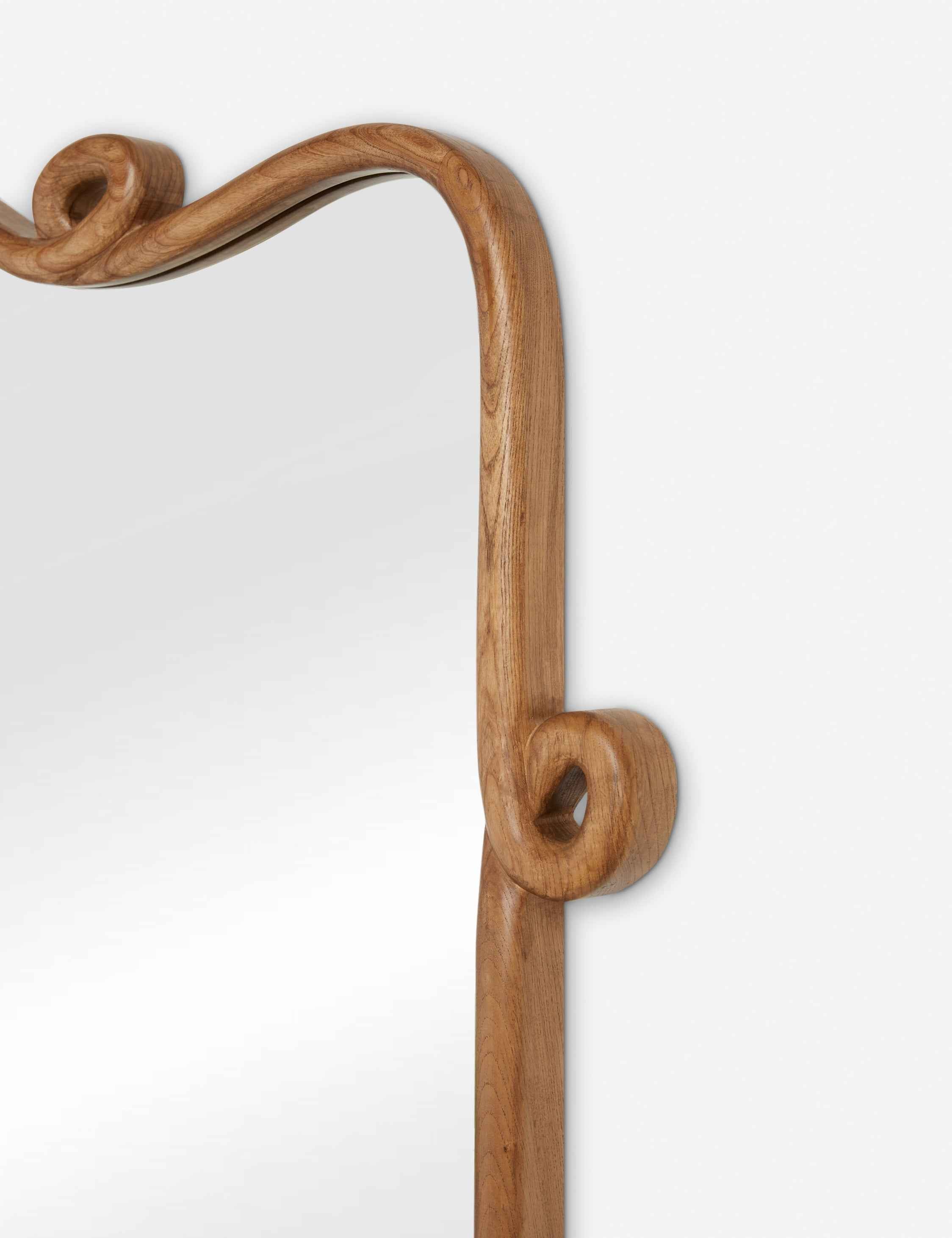 Looped Wood Full Length Mirror by Sarah Sherman Samuel