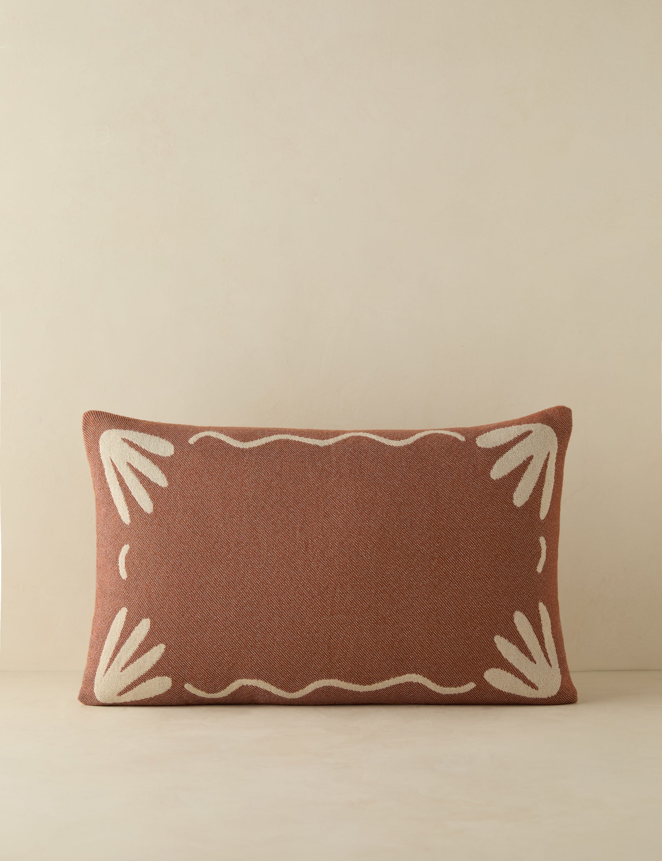 Luna Indoor/Outdoor Pillow | Abstract Minimalist Design, Chic Edge