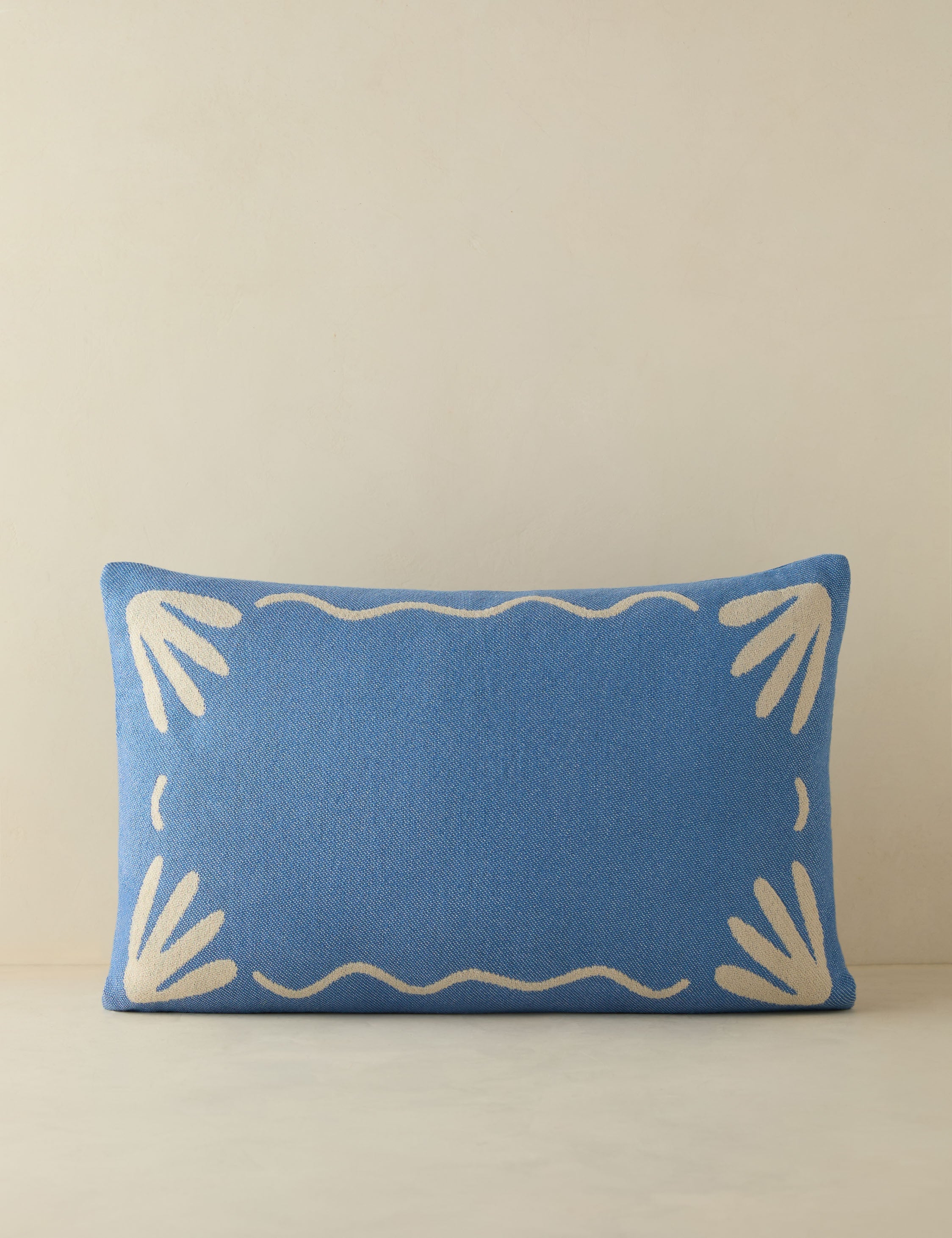 Luna Indoor/Outdoor Pillow | Abstract Minimalist Design, Chic Edge
