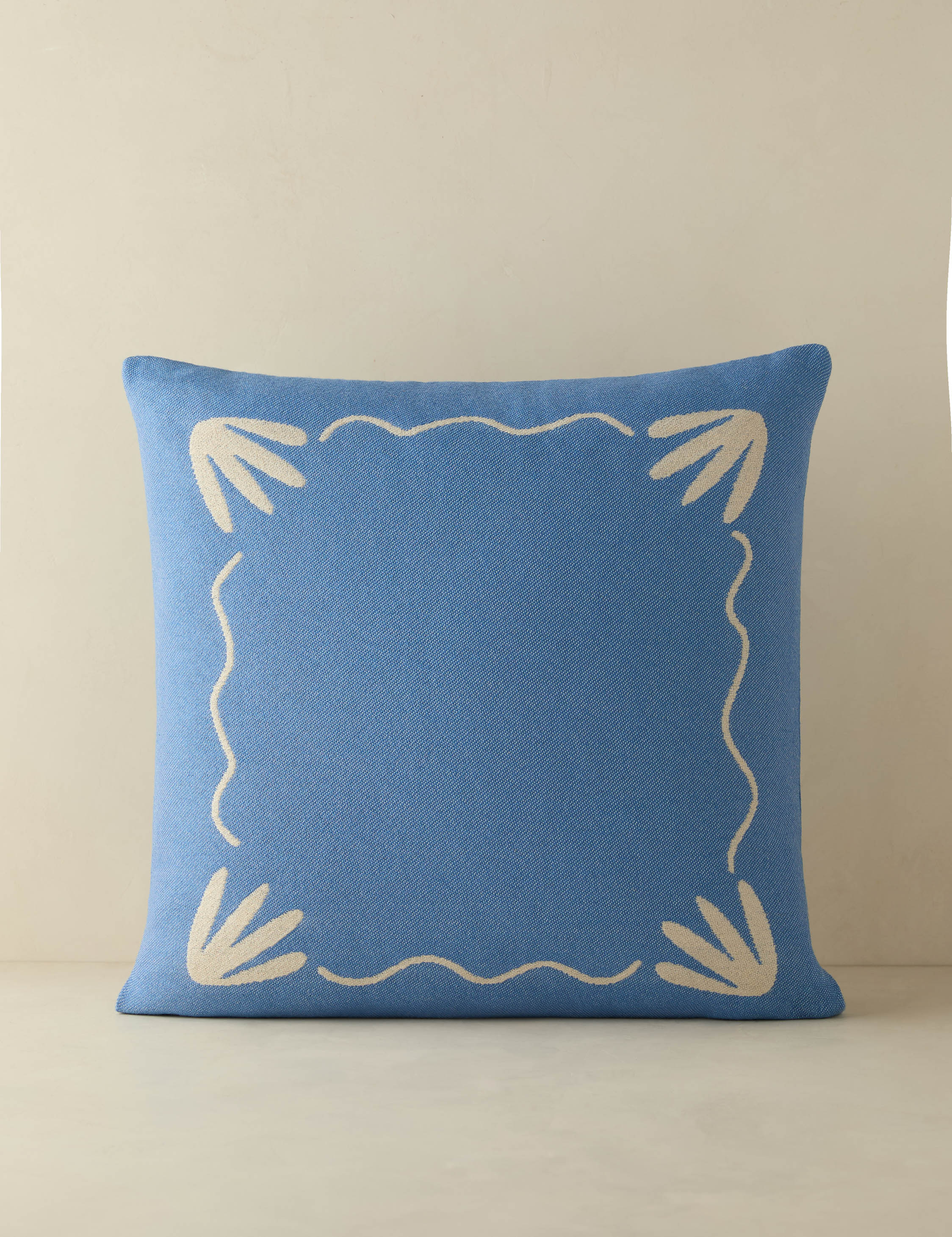Luna Indoor/Outdoor Pillow | Abstract Minimalist Design, Chic Edge