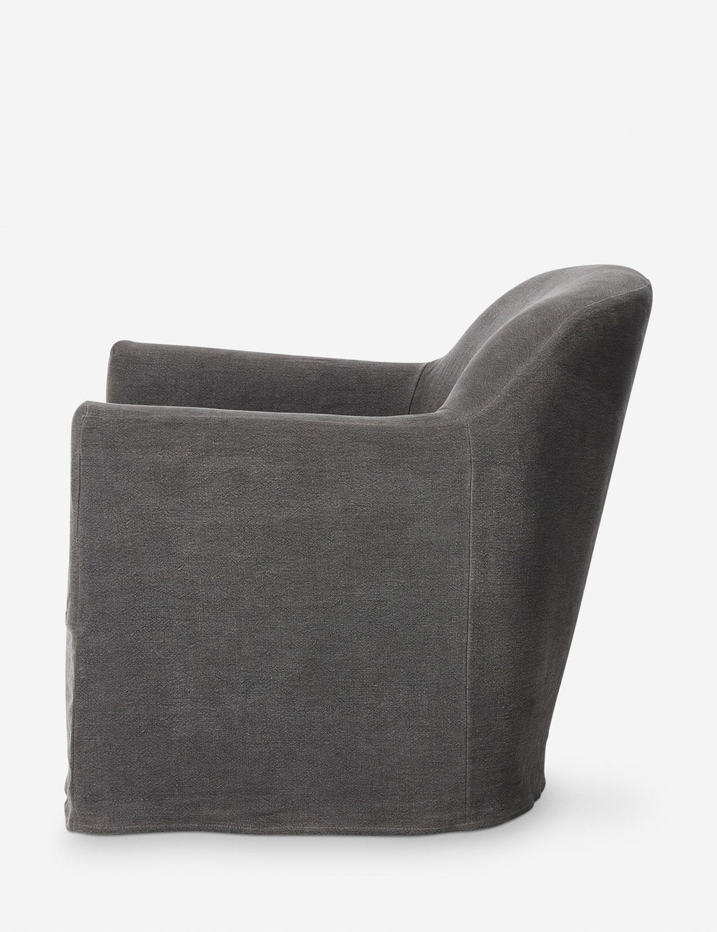 Luxe Swivel Chair | Slipcovered, Modern Accent Design