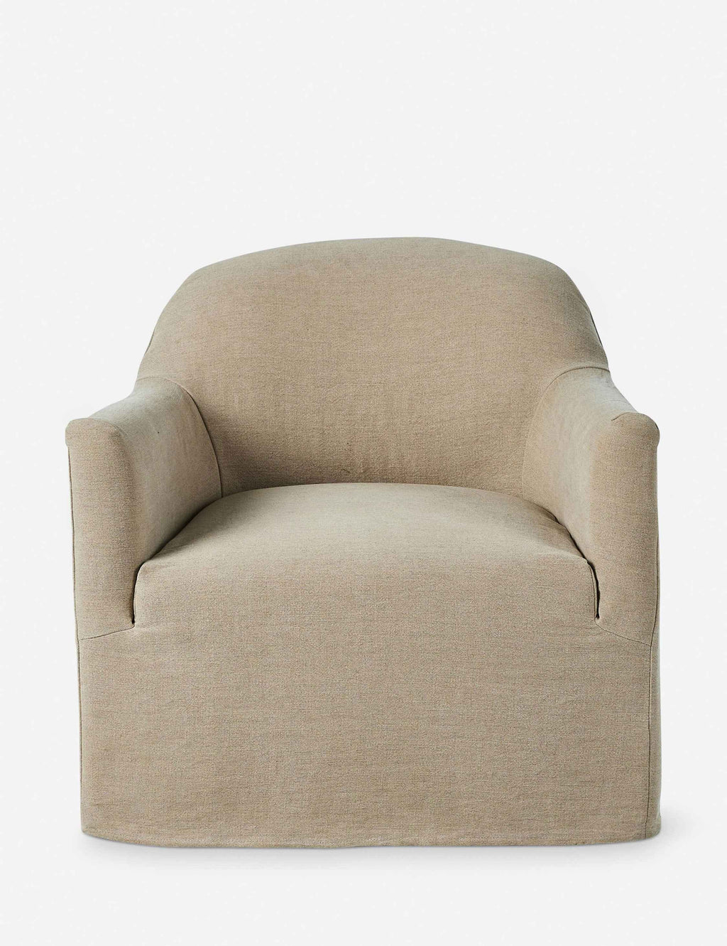 Luxe Swivel Chair | Slipcovered, Modern Accent Design