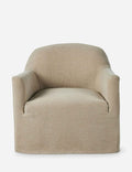 Luxe Swivel Chair | Slipcovered, Modern Accent Design