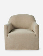 Luxe Swivel Chair | Slipcovered, Modern Accent Design