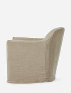Luxe Swivel Chair | Slipcovered, Modern Accent Design