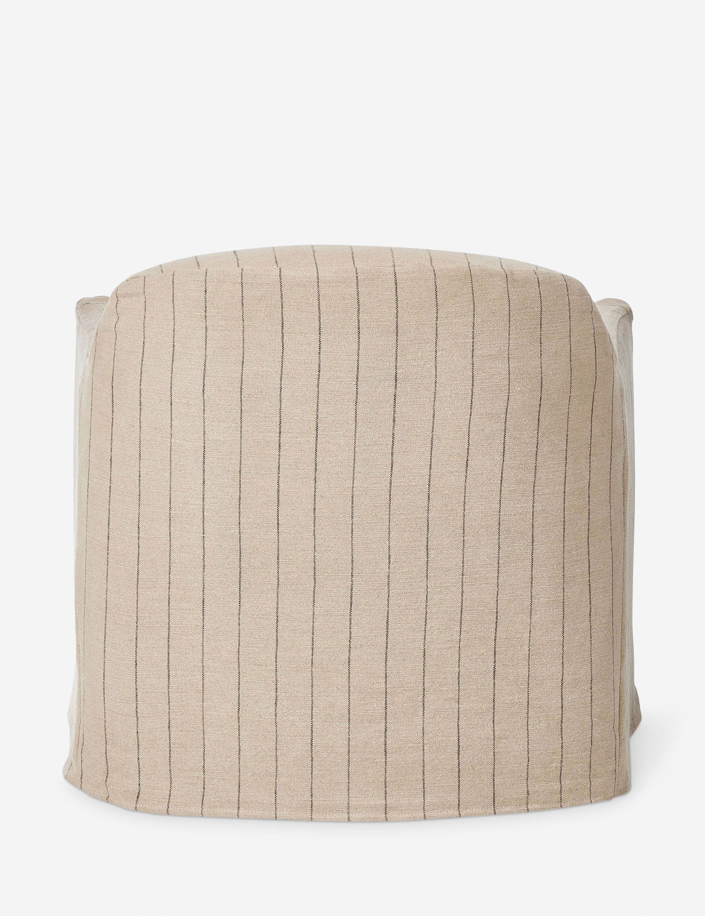 Luxe Swivel Chair | Slipcovered, Modern Accent Design