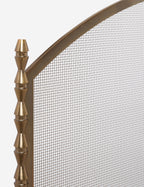 Topia Brass Fireplace Screen | Whimsical Design, Handcrafted Details
