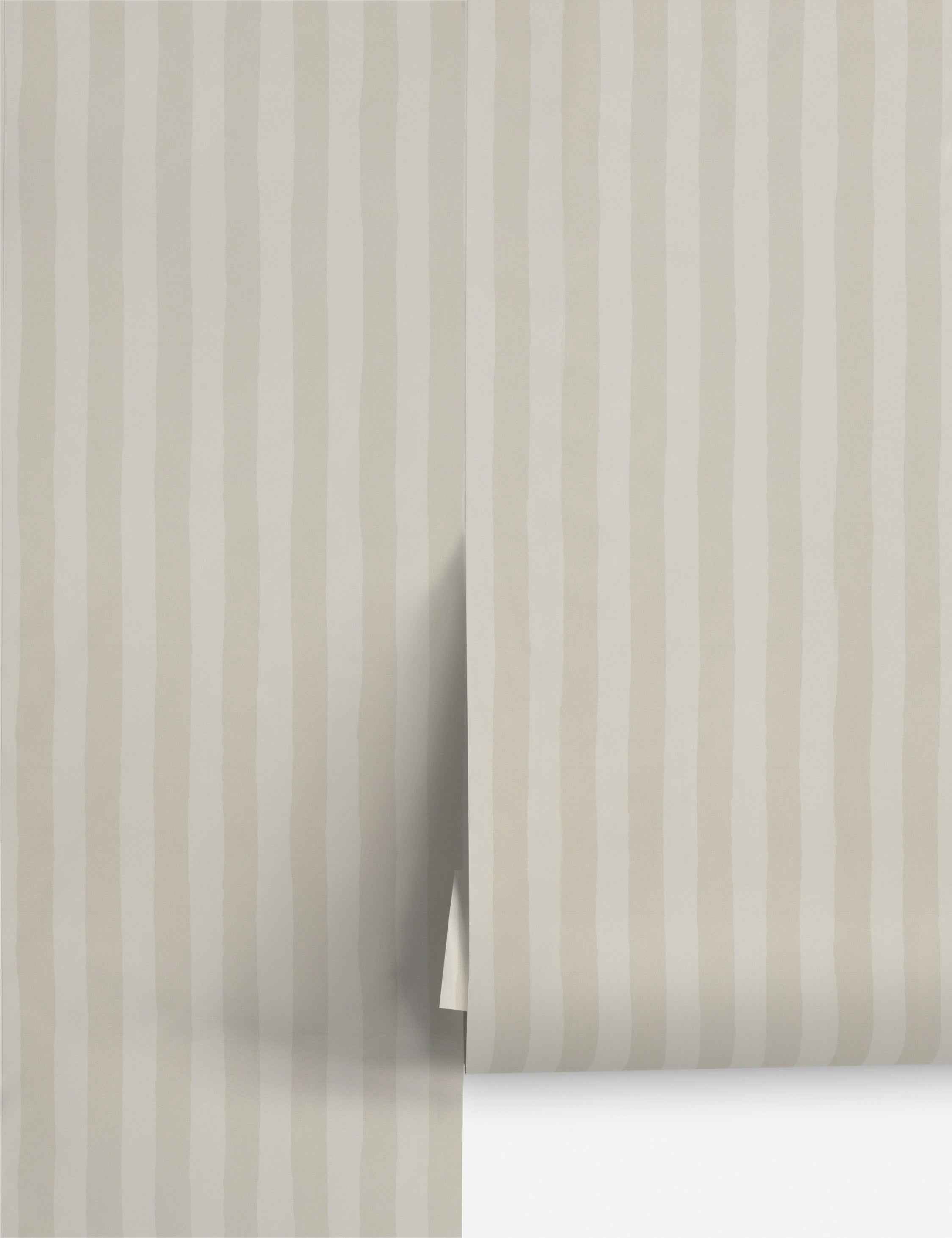 Painterly Stripe Wallpaper by Sarah Sherman Samuel