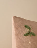 Mira Embroidered Pillow | Floral Design, Colorful Accent