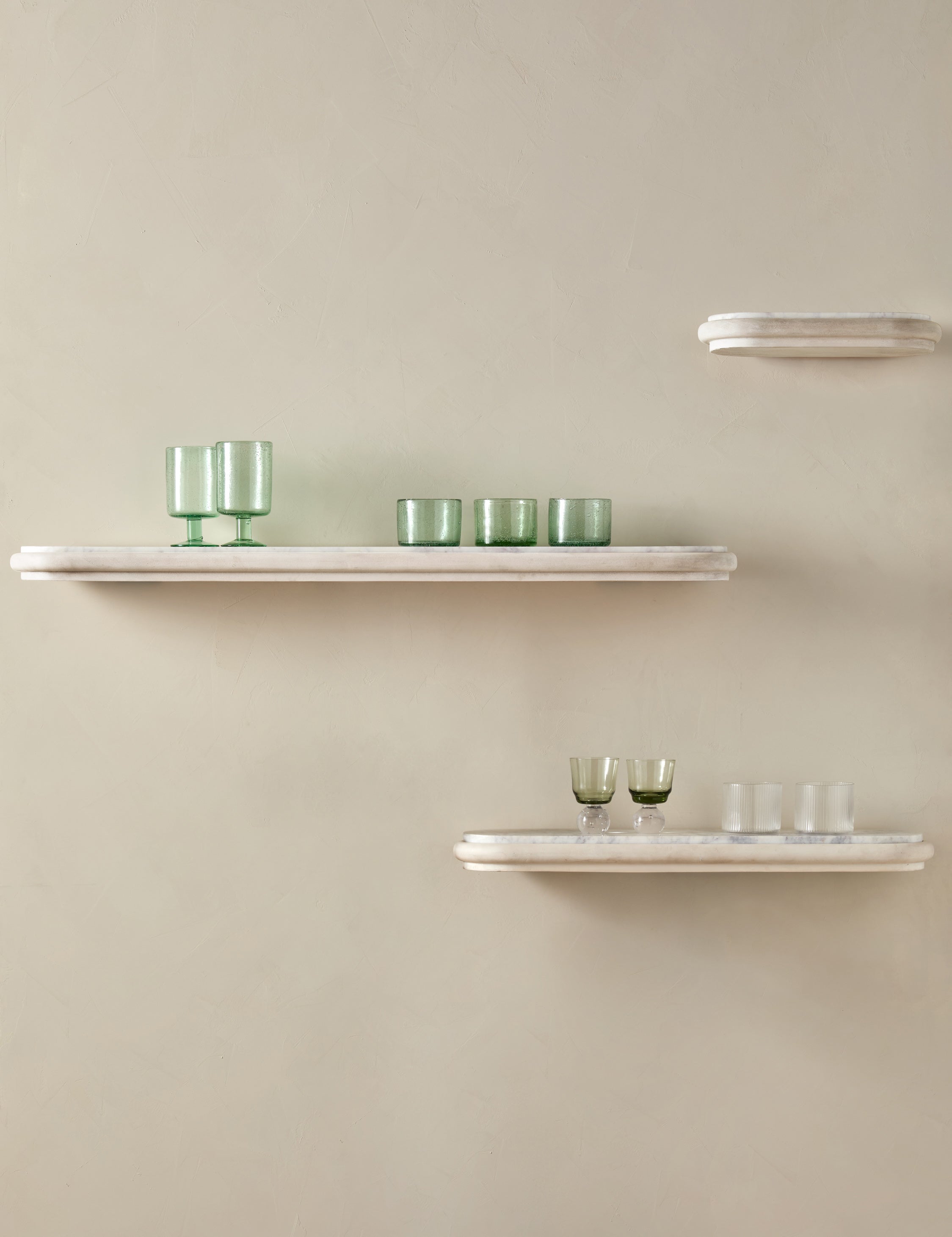 Gretel Shelf | Stone Inlay, Traditional Design
