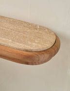 Gretel Shelf | Stone Inlay, Traditional Design