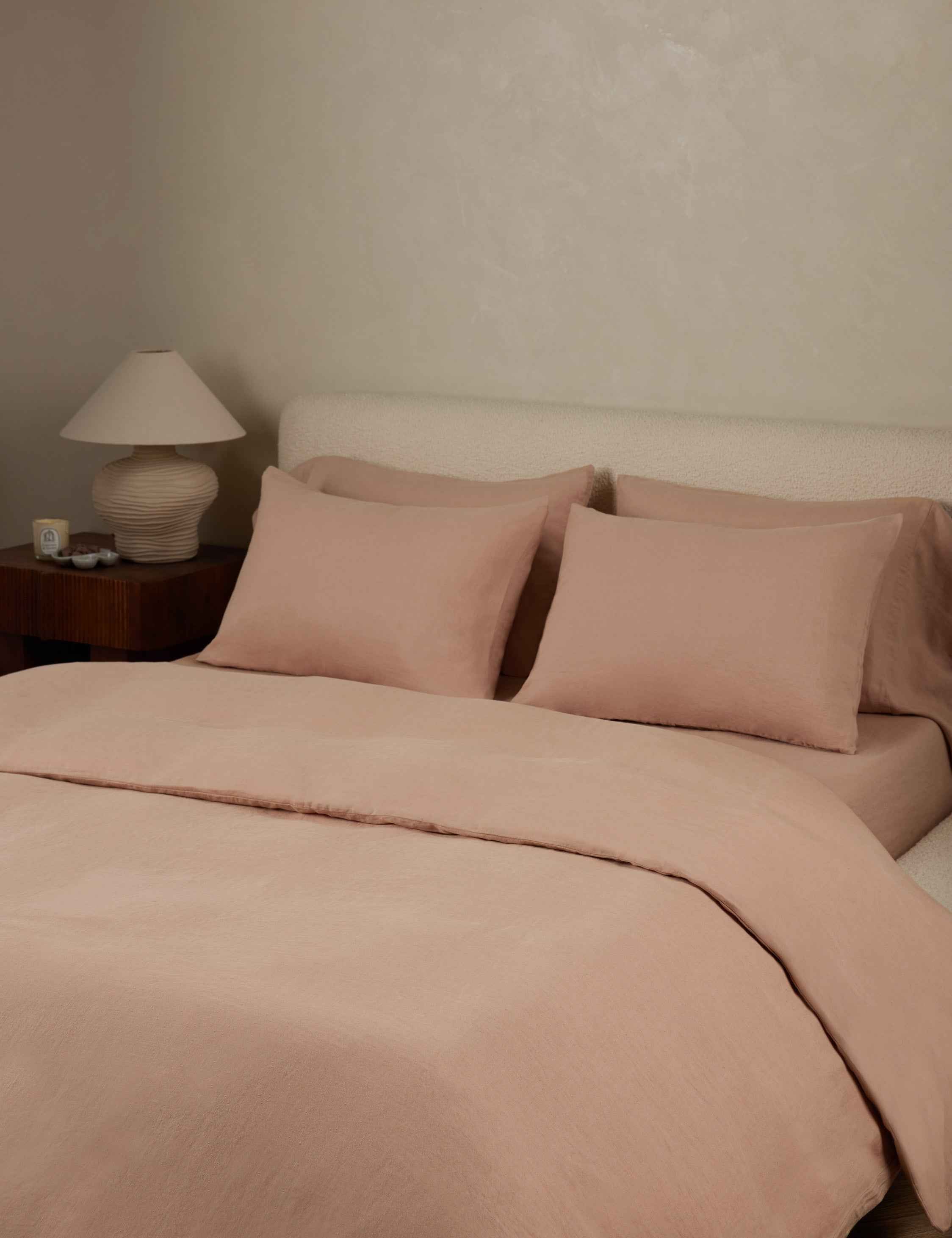 Milo Duvet Cover | European Flax Linen, Button Closures