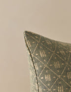 Mira Jacquard Pillow Cover | Subtle Lattice Pattern, Tailored Texture