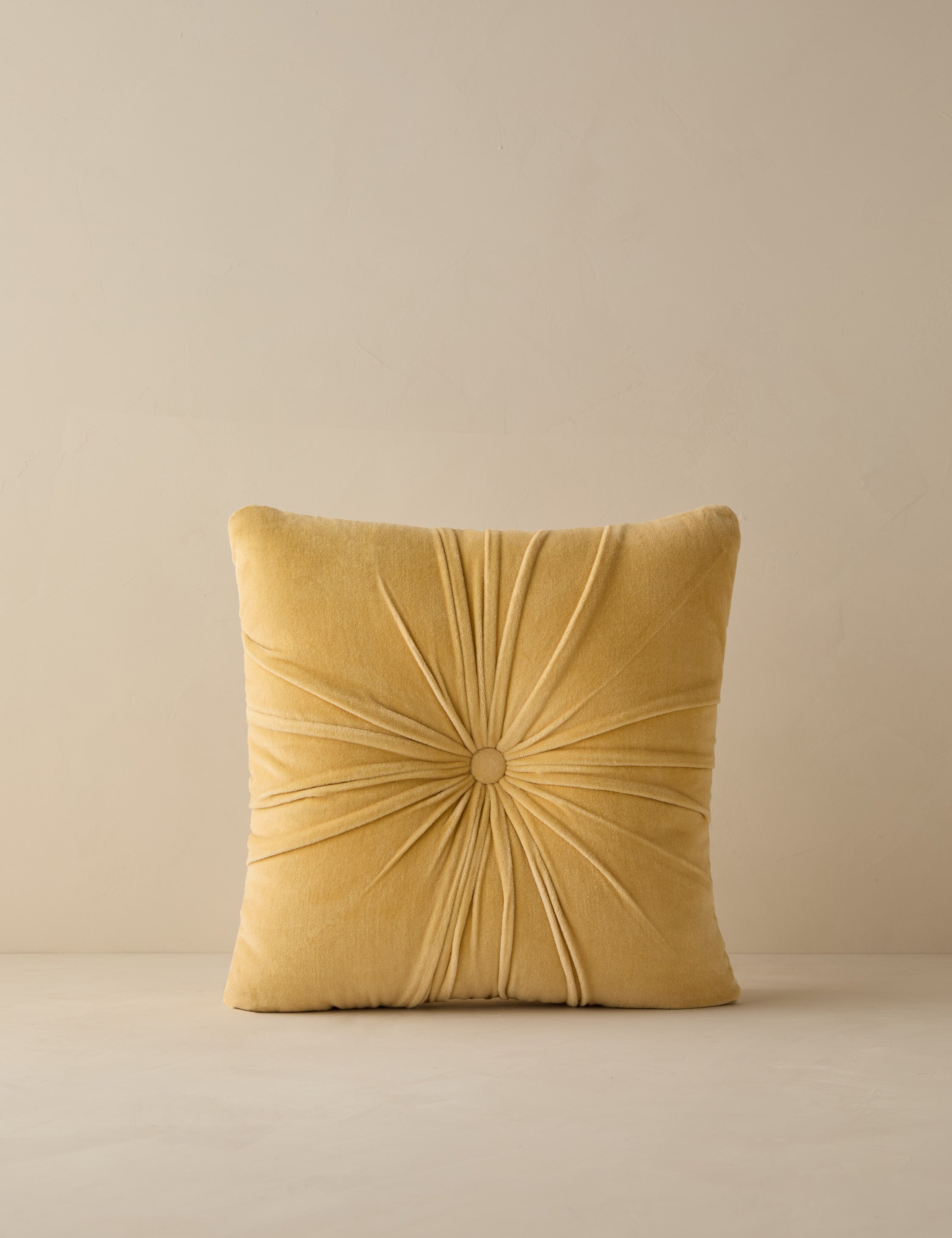 Milo Velvet Pillow | Button-Tufted Design, Chic Accent