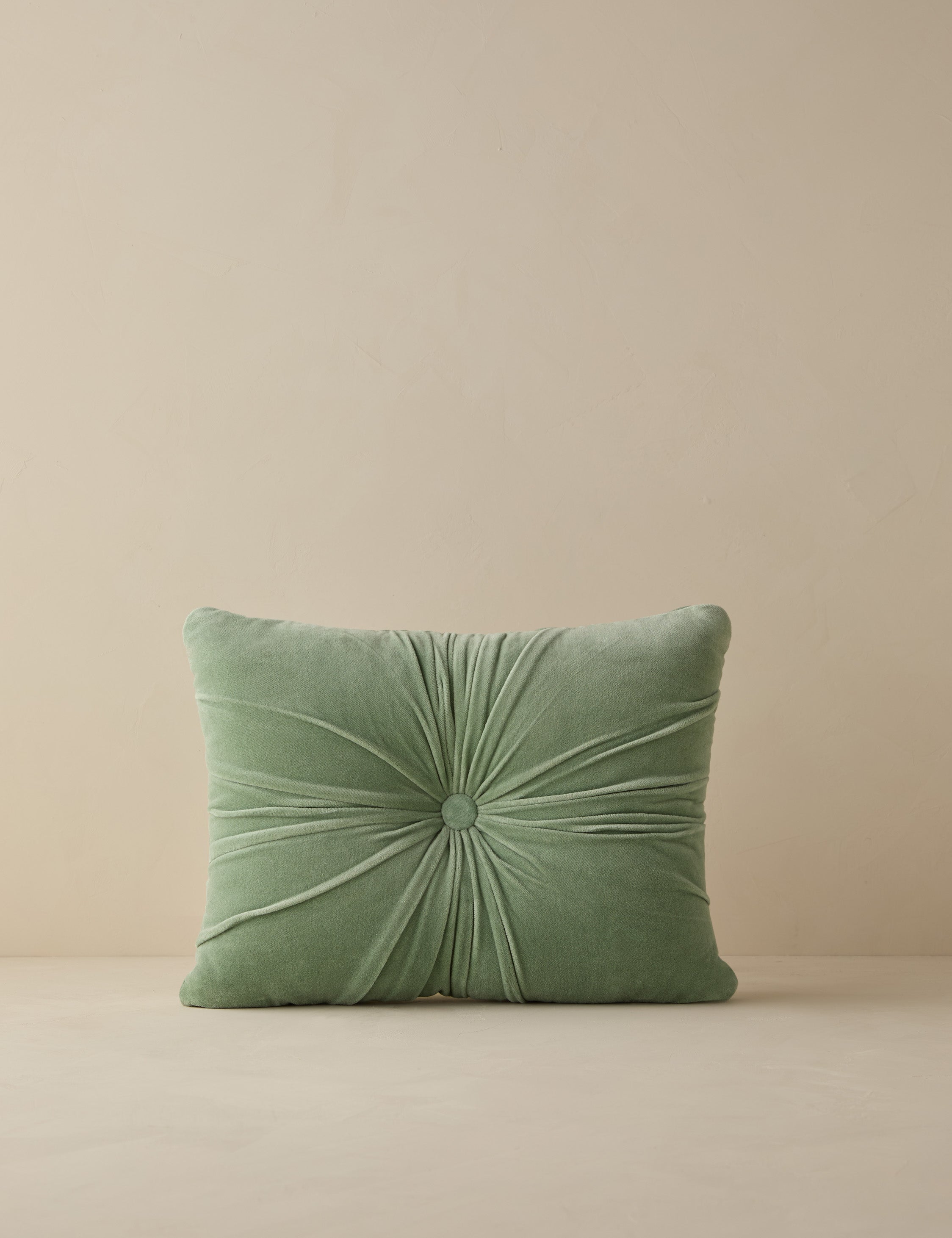 Milo Velvet Pillow | Button-Tufted Design, Chic Accent