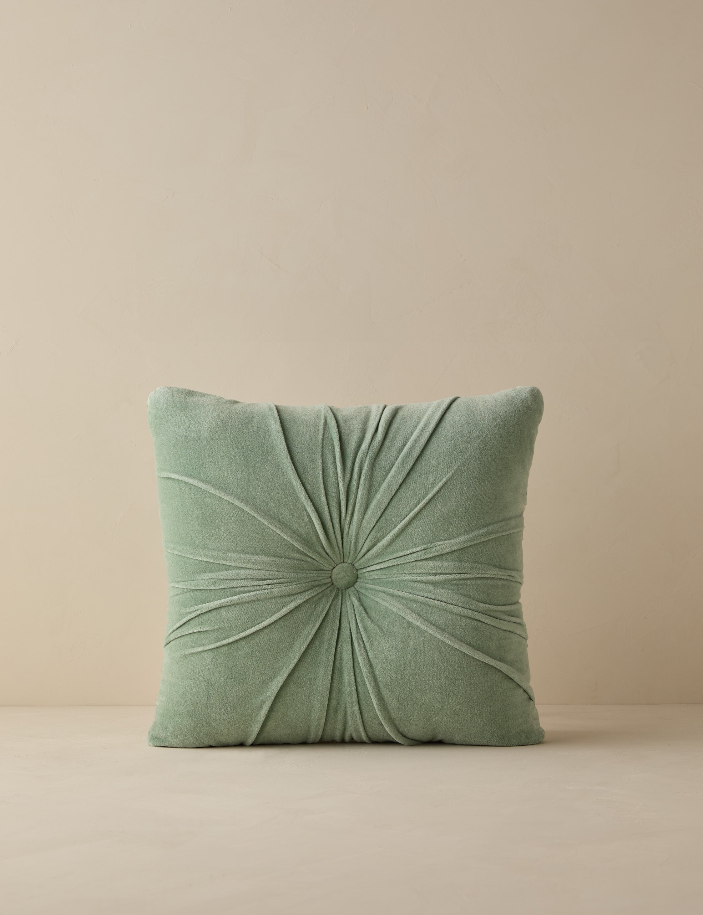 Milo Velvet Pillow | Button-Tufted Design, Chic Accent