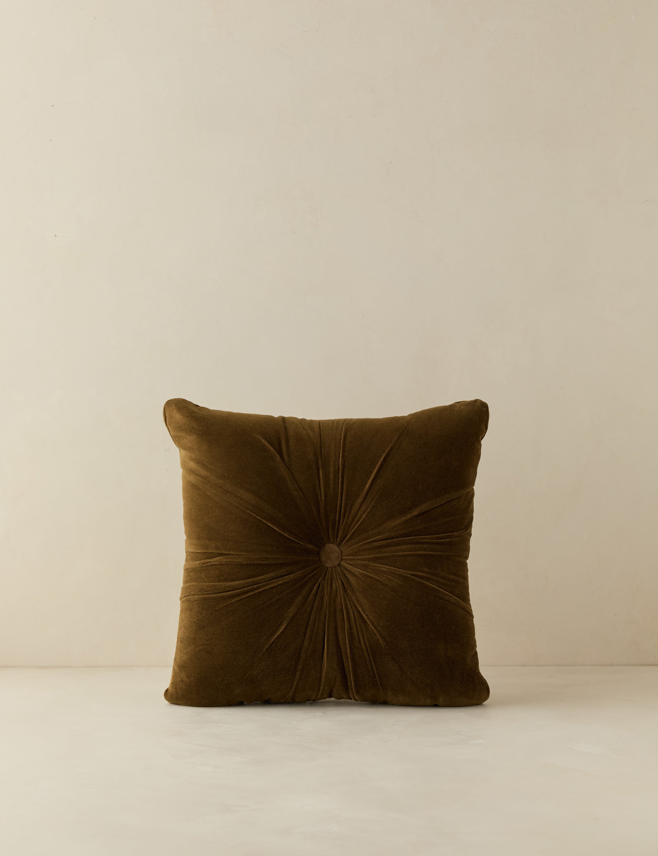 Milo Velvet Pillow | Button-Tufted Design, Chic Accent