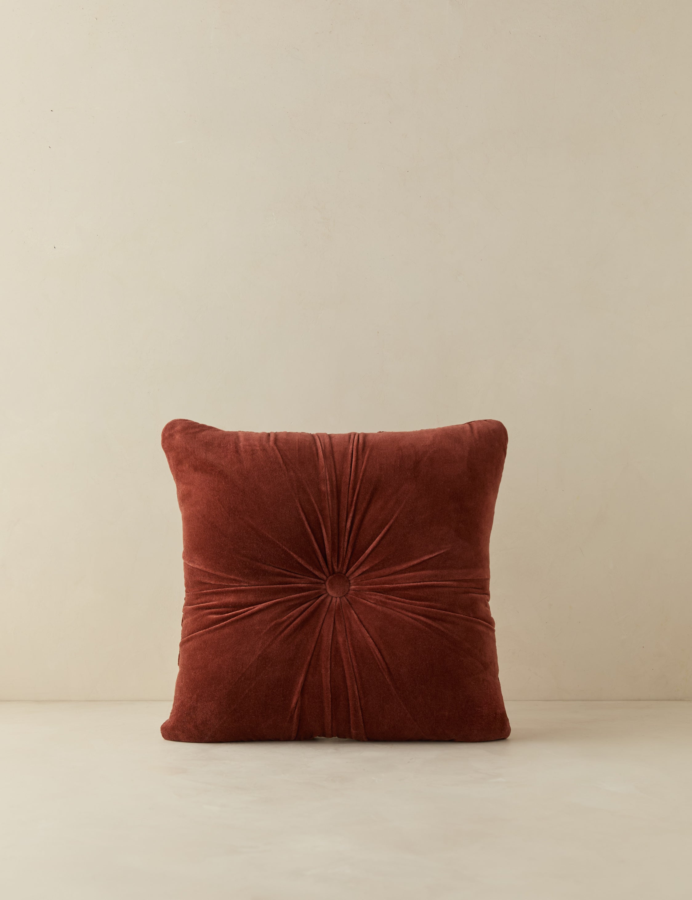 Milo Velvet Pillow | Button-Tufted, Luxurious Design