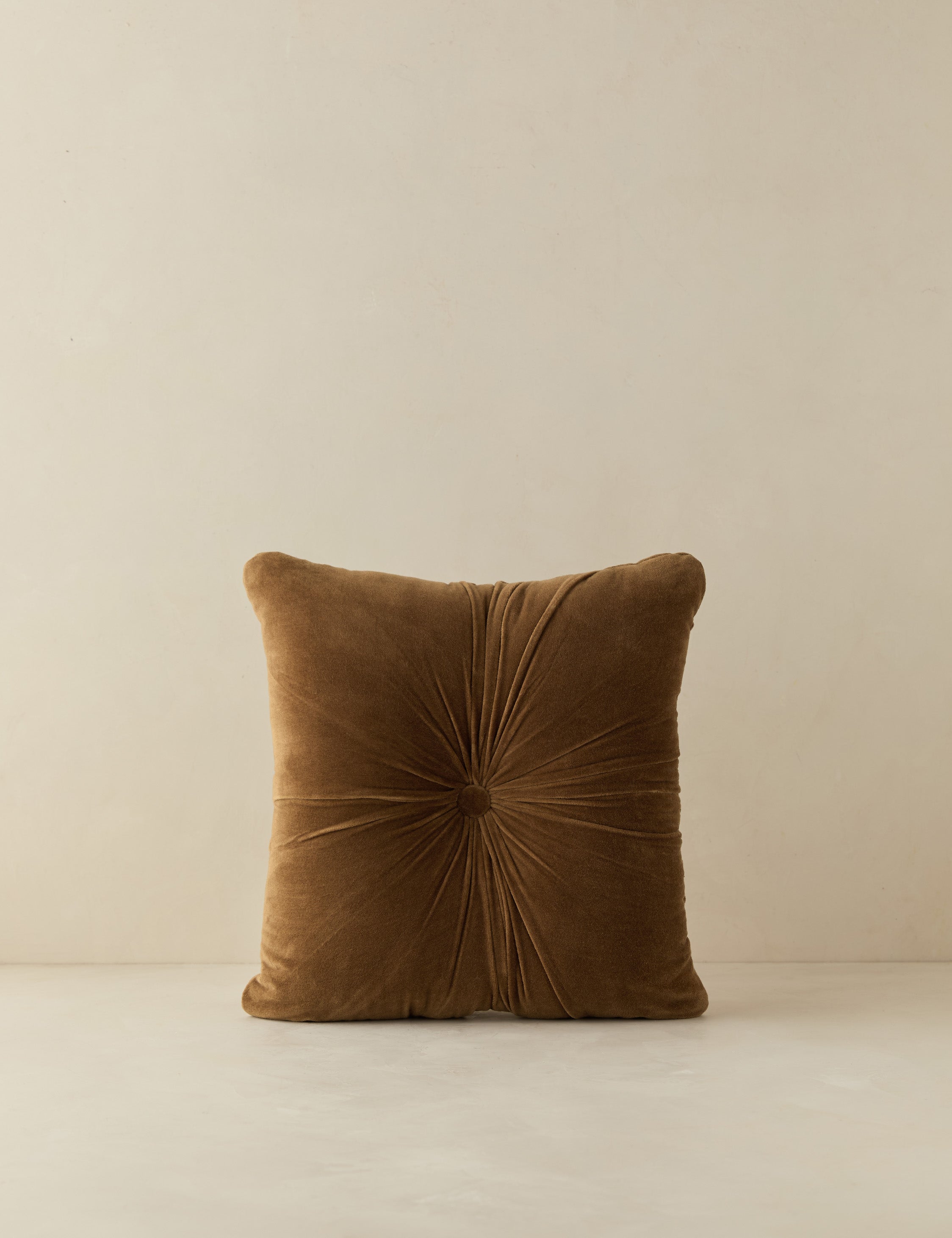 Milo Velvet Pillow | Button-Tufted Design, Chic Accent