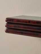 Milo Wall Shelf | Sculpted Edge, Richly Finished Surface