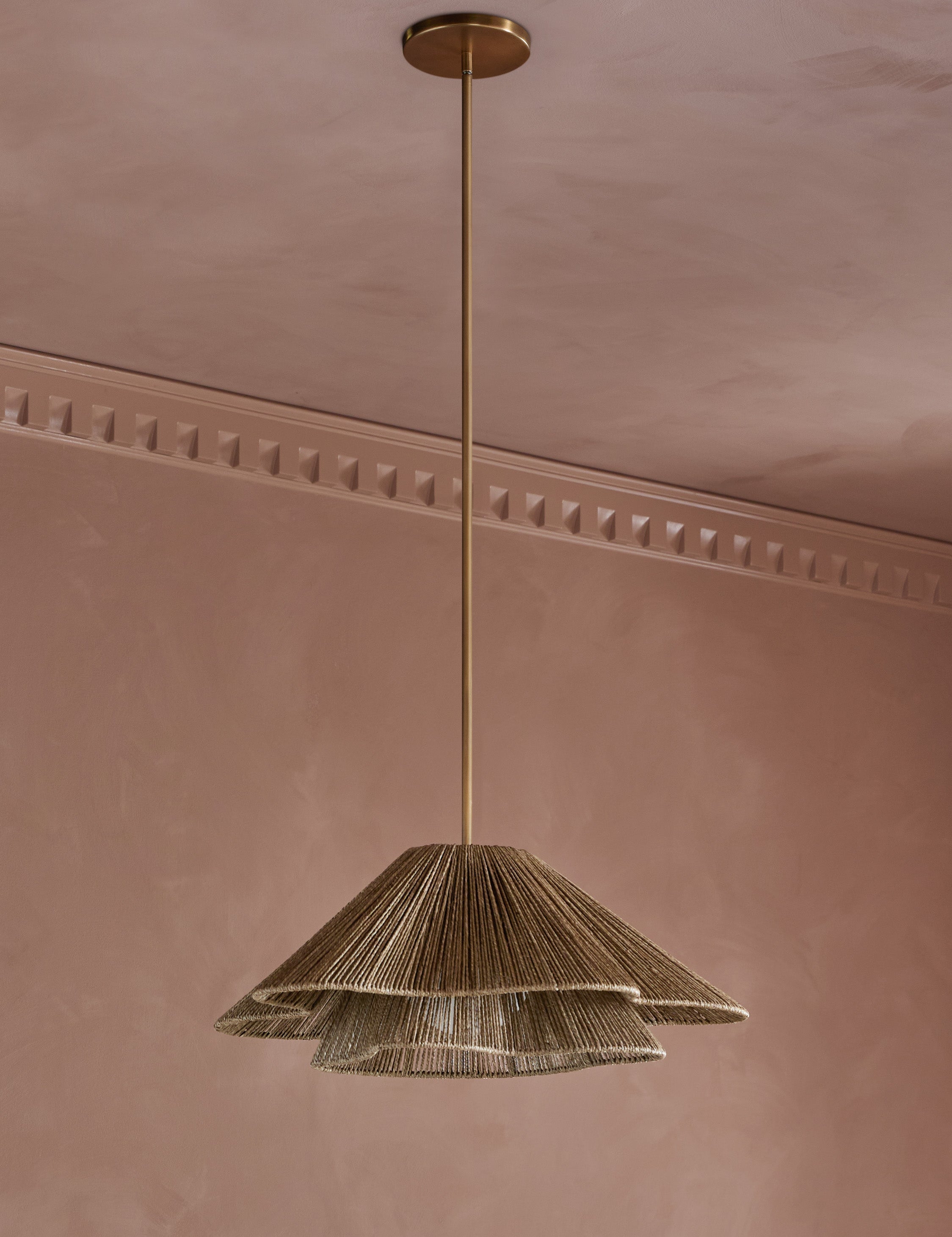 Mira Pendant Light | Woven Jute, Sculptural Design