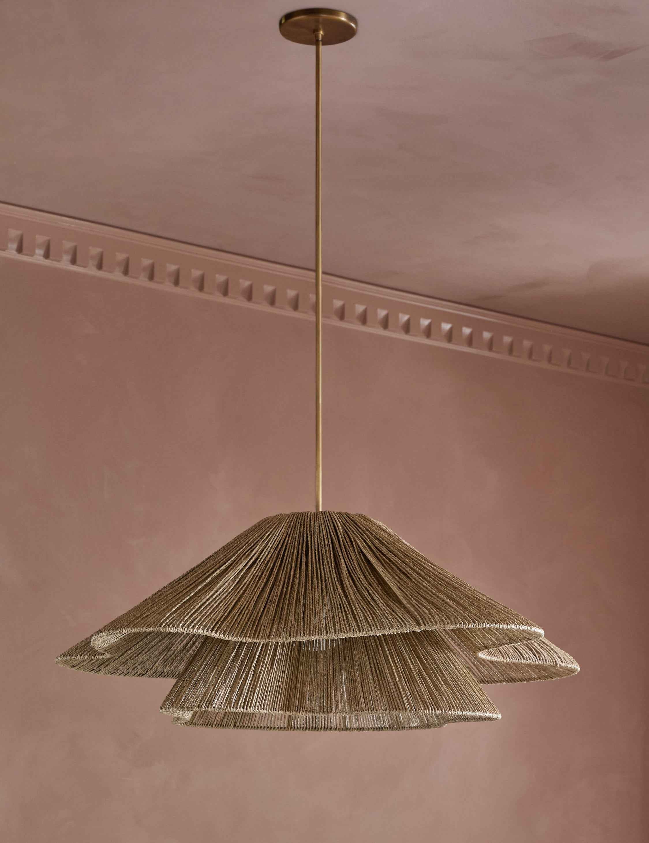 Mira Pendant Light | Woven Jute, Sculptural Design