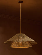 Mira Pendant Light | Woven Jute, Sculptural Design