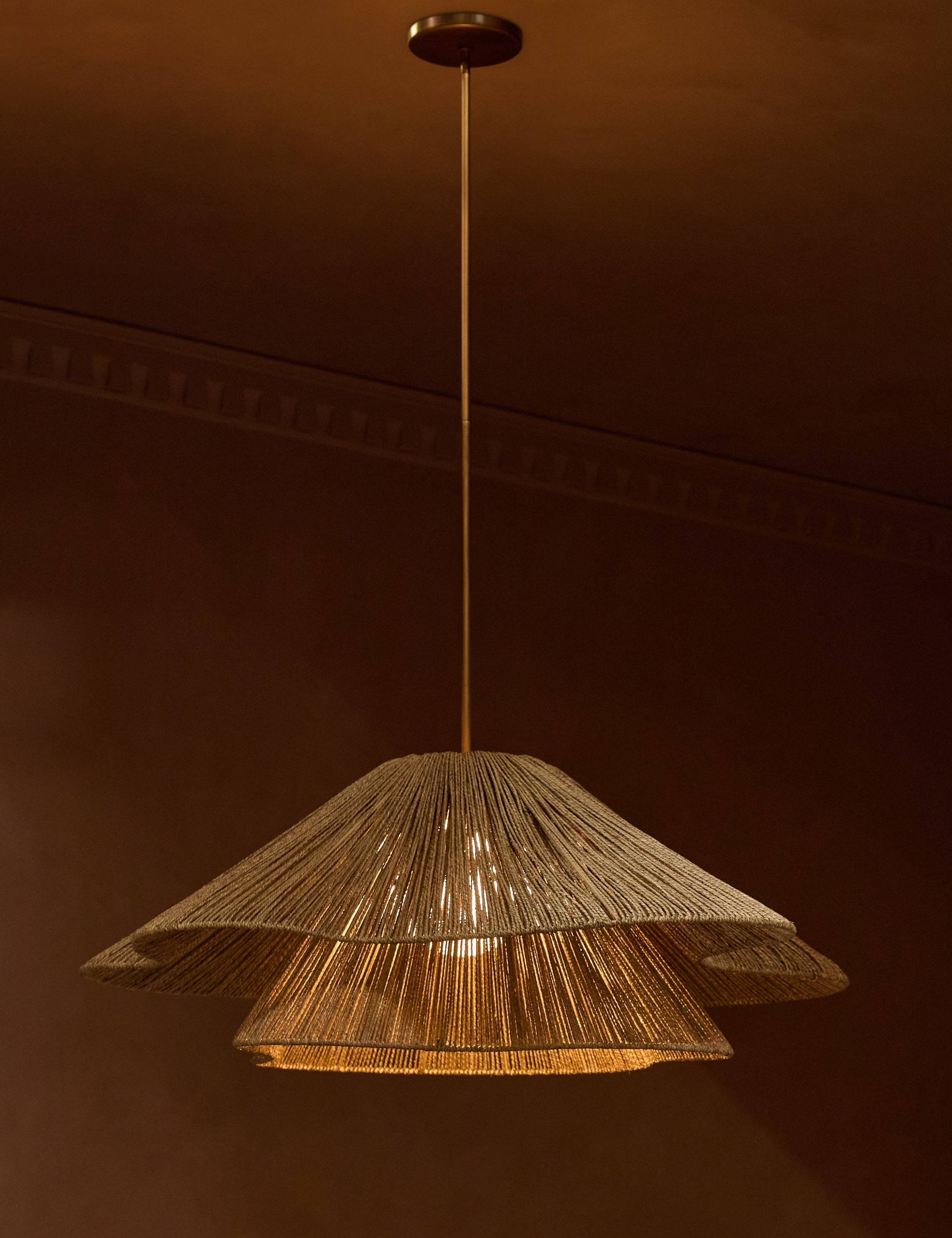 Mira Pendant Light | Woven Jute, Sculptural Design