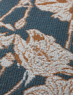 Mira Pillow | Woven Jacquard, Hand-Drawn Florals