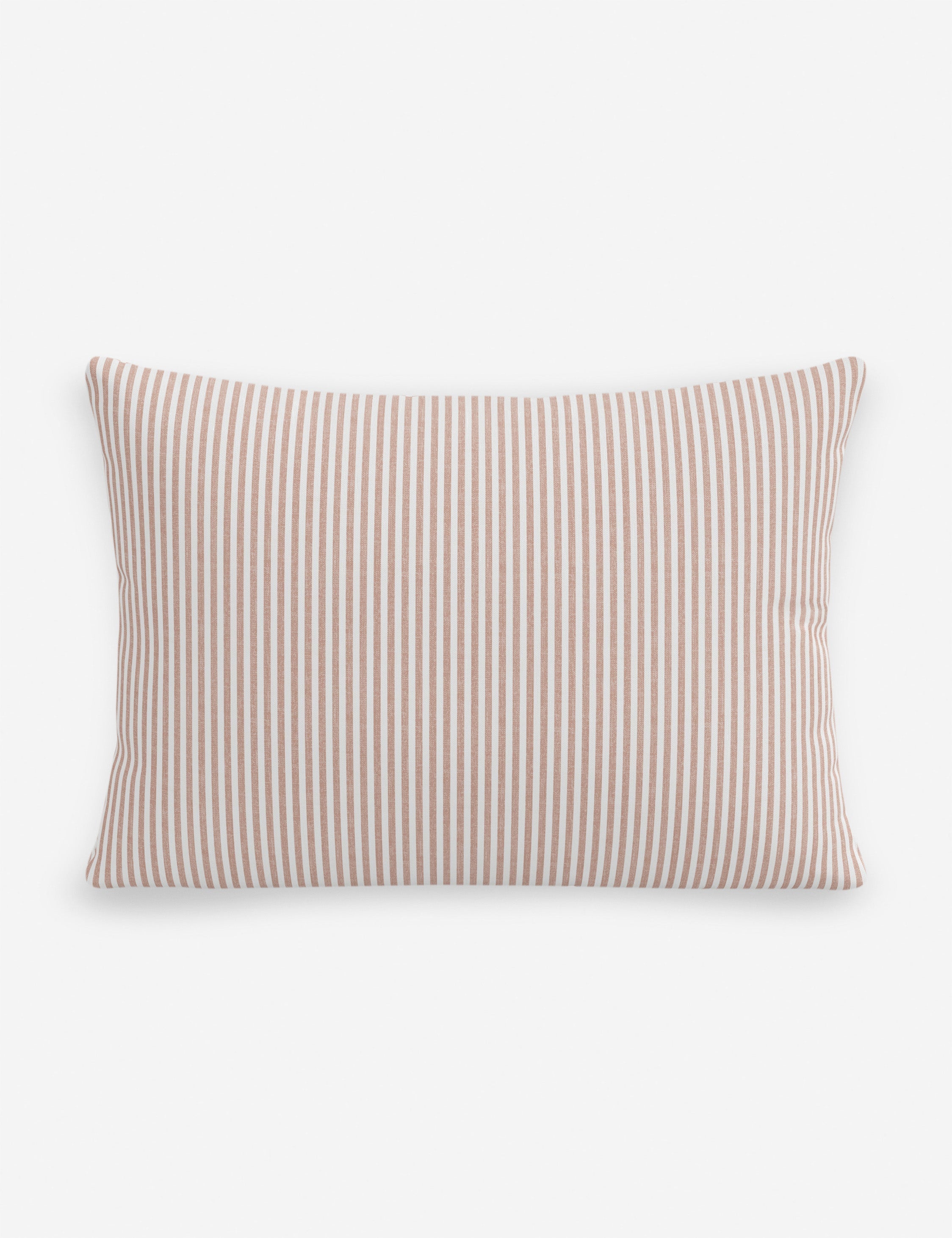 Aveline Indoor/Outdoor Pillow | Classic Pinstripe Design