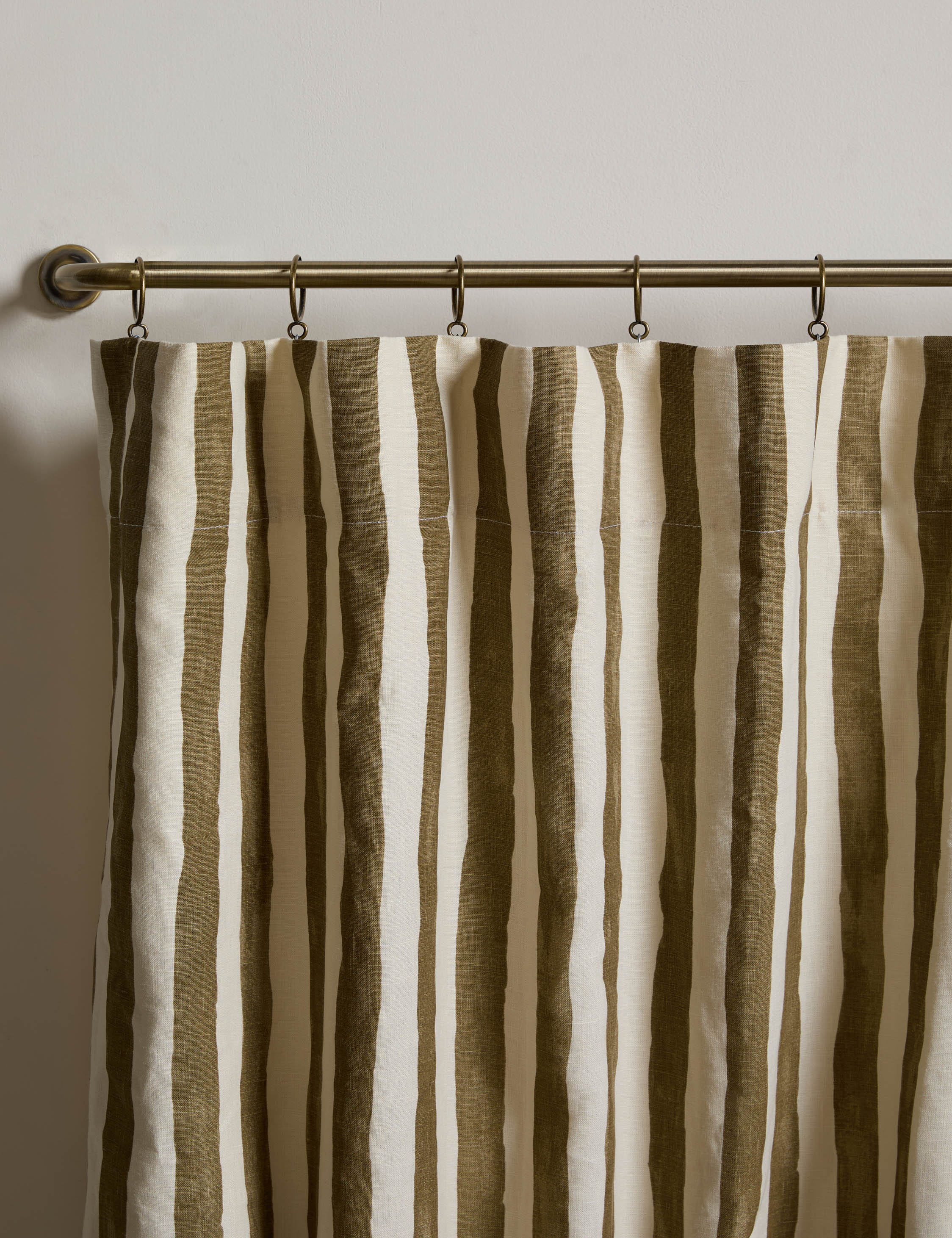 Pinnacle Stripe Curtain Panel | Linen, Exclusive Design by Sarah Sherman Samuel