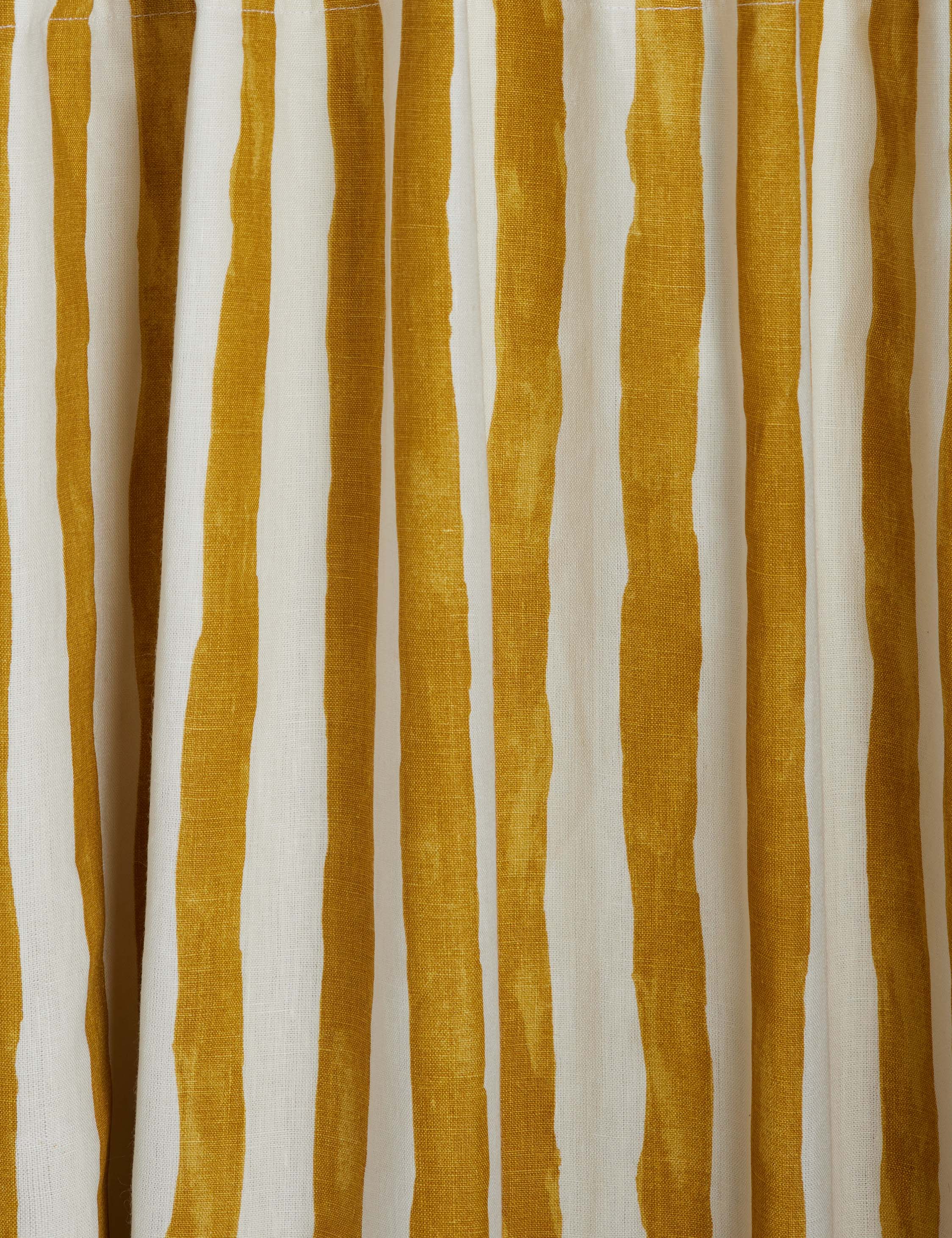 Pinnacle Stripe Curtain Panel | Linen, Exclusive Design by Sarah Sherman Samuel