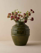 Pavona Peony Vase | Generous Height, Artisanal Glaze