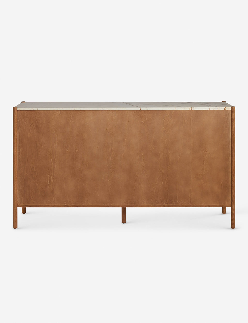 Pinnacle Dresser | Natural Wood Frame, Luxe Marble Top