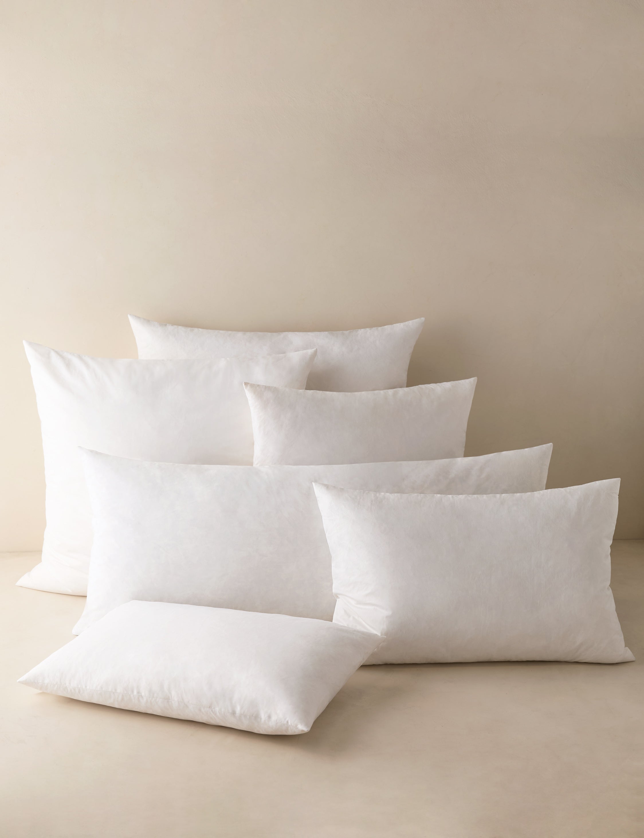 Fina Decorative Pillow Insert | 95% Feather, Soft Down Blend