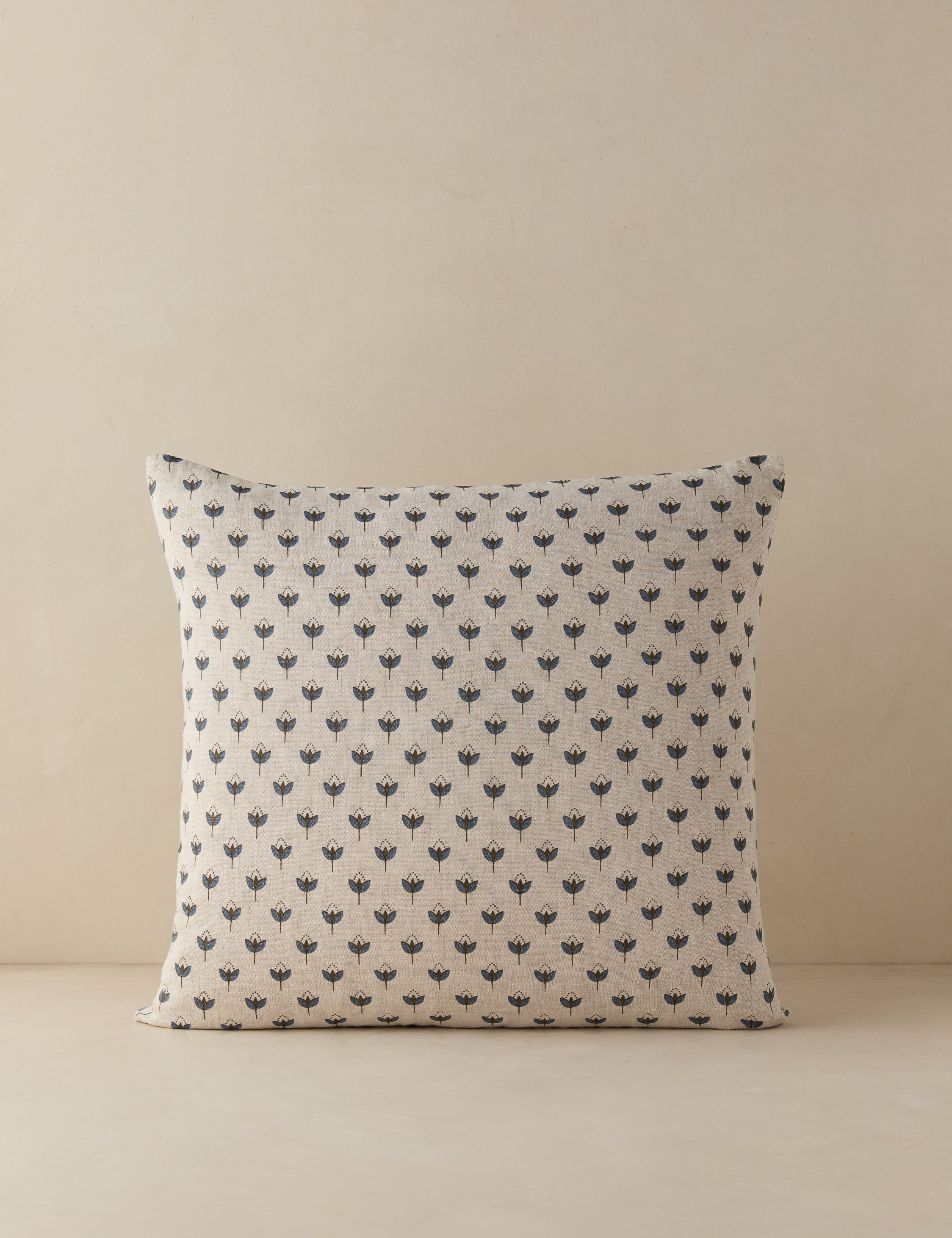 Pavo Linen Pillow | Breathable, Durable Floral Design
