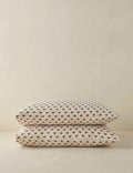 Pivo Linen Pillowcase Set | Breathable European Flax, Timeless Floral