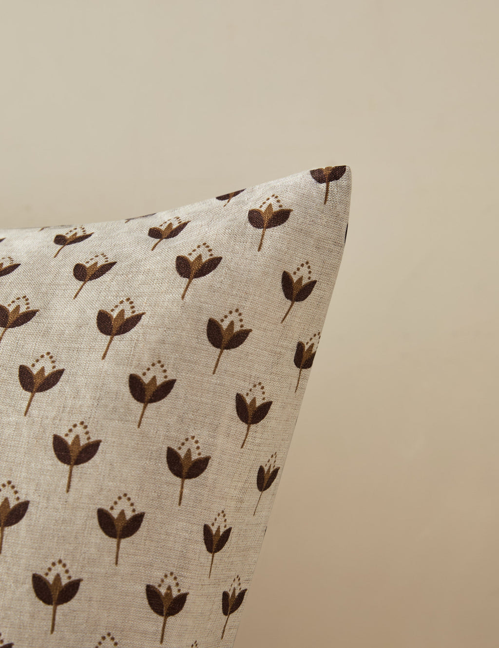 Pavé Linen Shams | Breathable European Flax, Timeless Floral Design