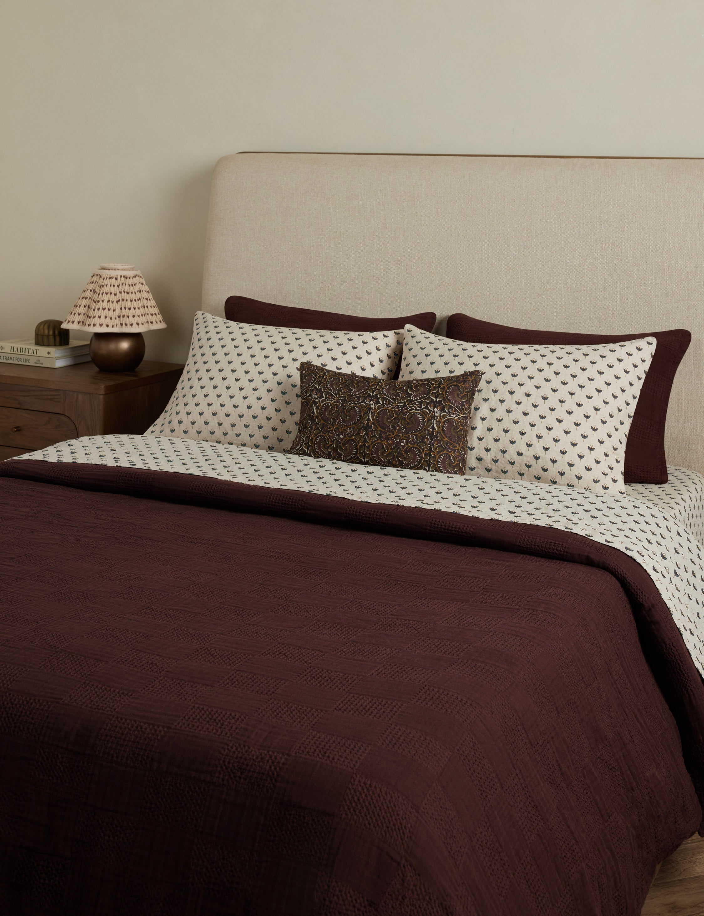 Pura Linen Sheet Set | Breathable European Flax, Timeless Floral
