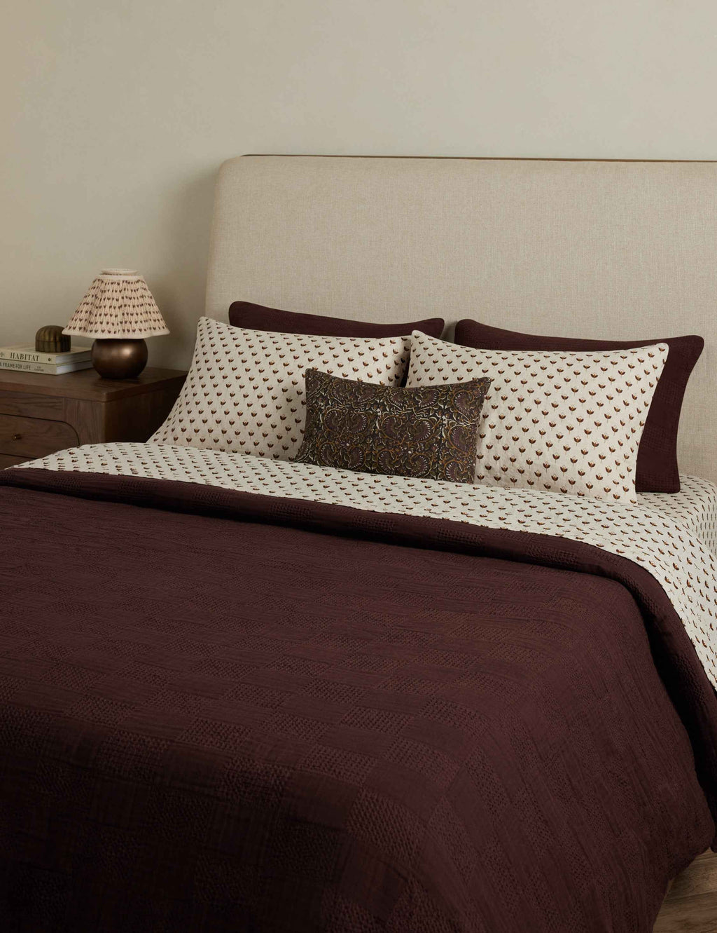 Pura Linen Sheet Set | Breathable European Flax, Timeless Floral