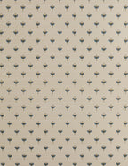 Pivo Grasscloth Wallpaper | Woven Texture, Minimal Floral Motif