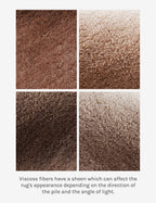 Raya Hand-Loomed Rug | Viscose, Luxe Finish
