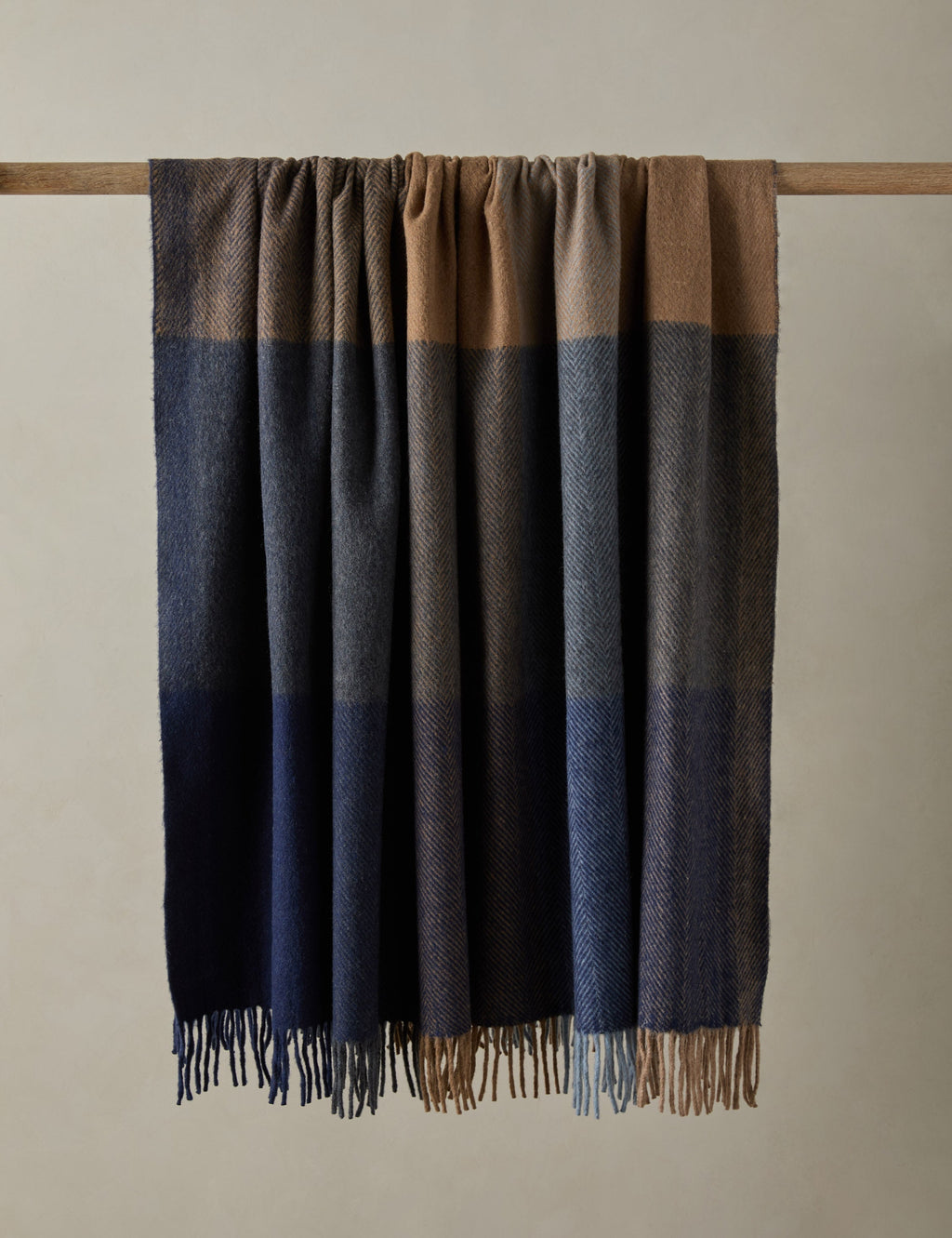 Bello Recycled Wool Throw | Soft, Durable Twill Weave