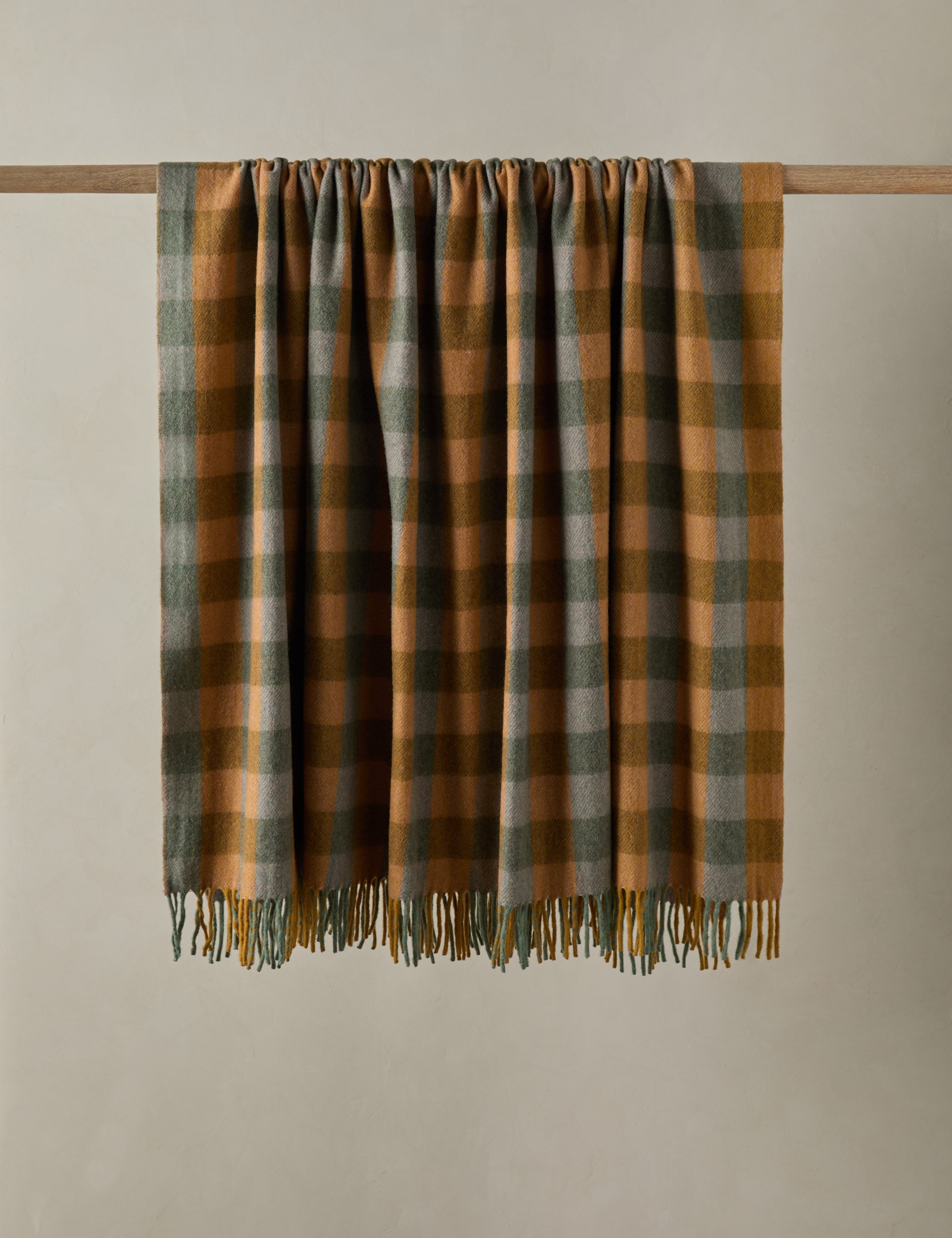 Bello Recycled Wool Throw | Soft, Durable Twill Weave