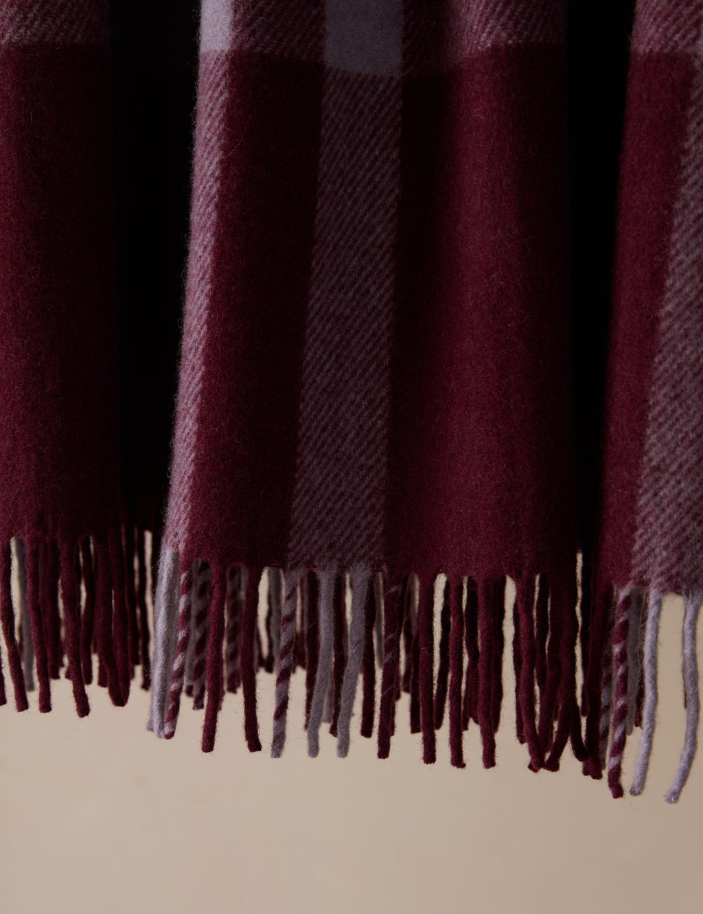 Bello Recycled Wool Throw | Soft, Durable Twill Weave Blanket