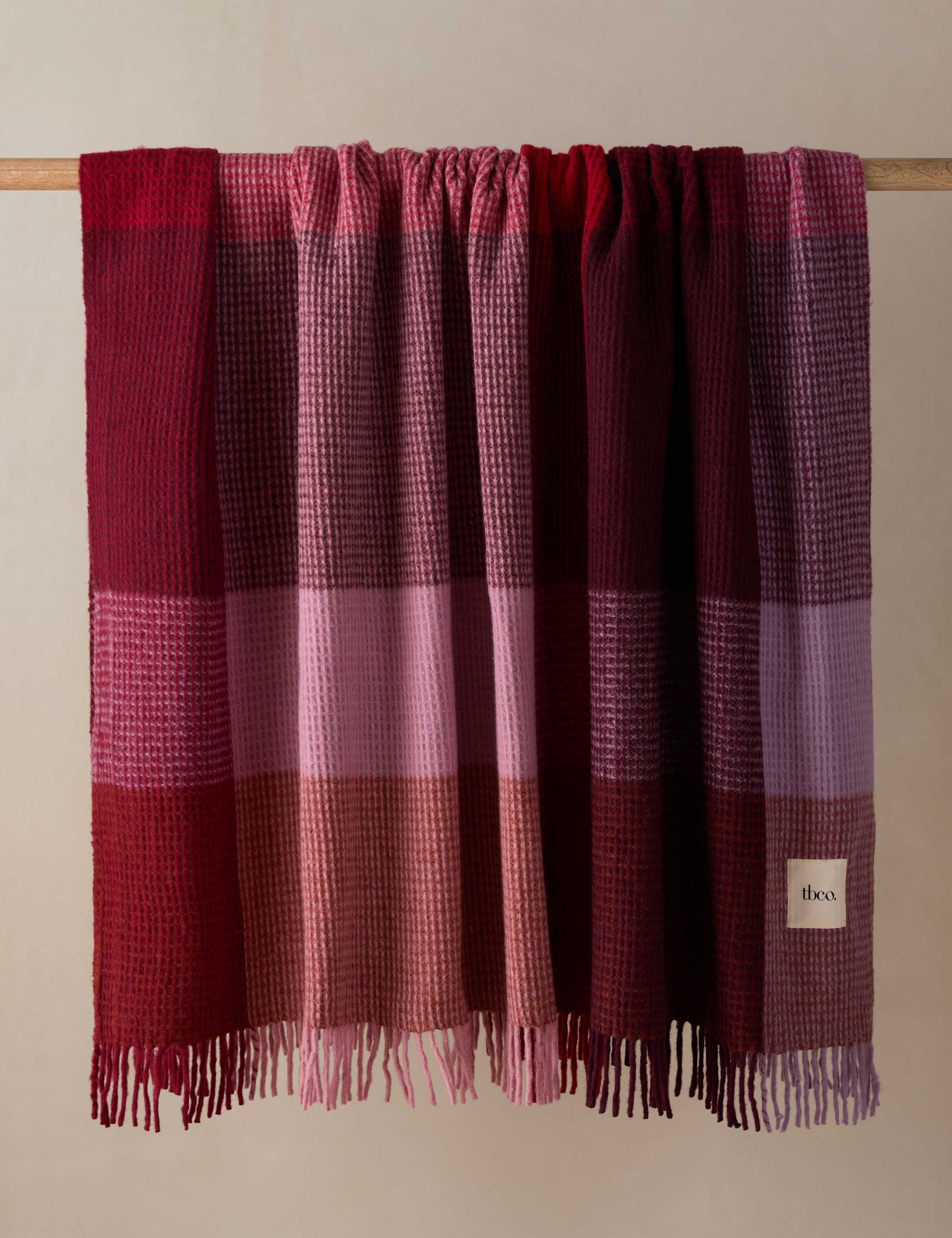 Bello Recycled Wool Throw | Soft, Durable Twill Weave